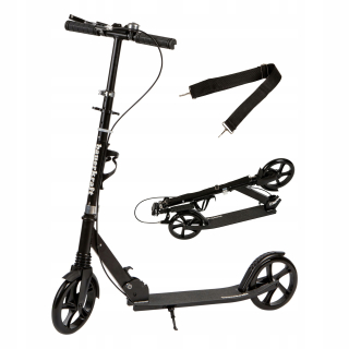 Veľká skladacia kolobežka 95-105cm s ručnou brzdou
